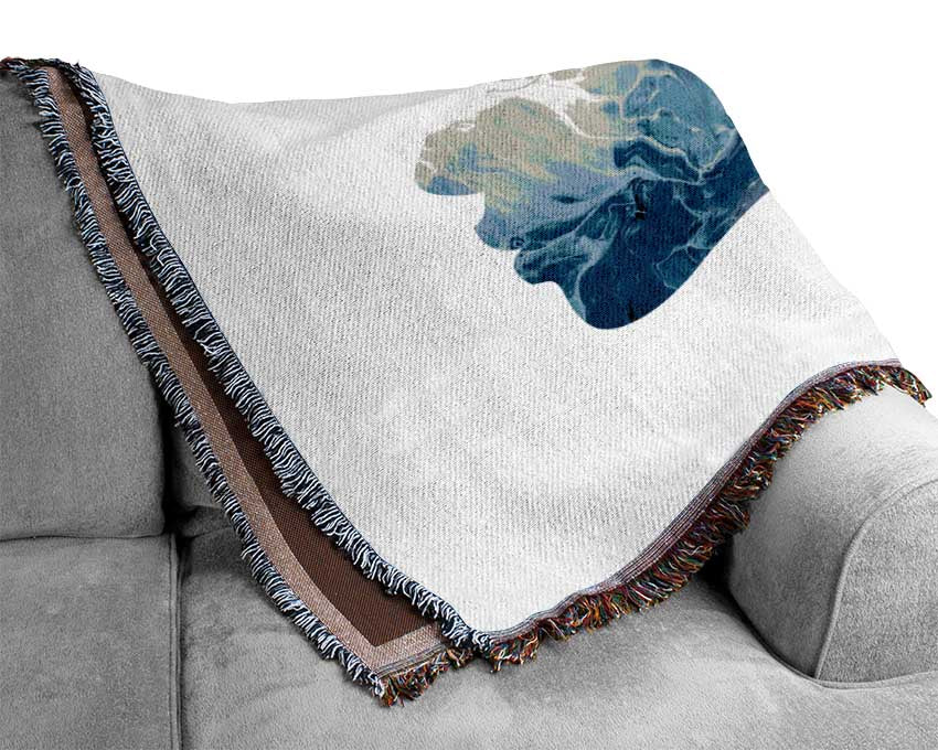 Woman Of The Sea Woven Blanket