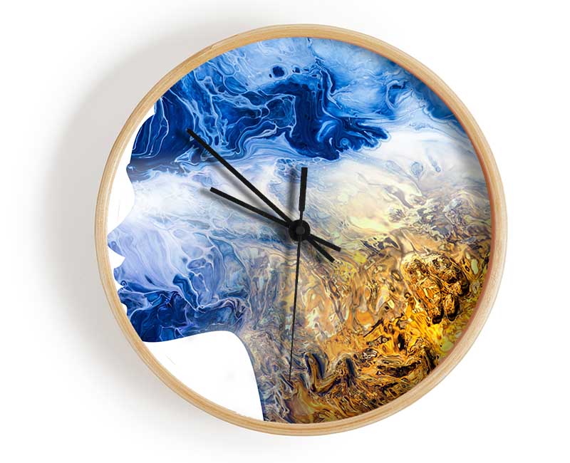 Woman Of The Sea Clock - Wallart-Direct UK