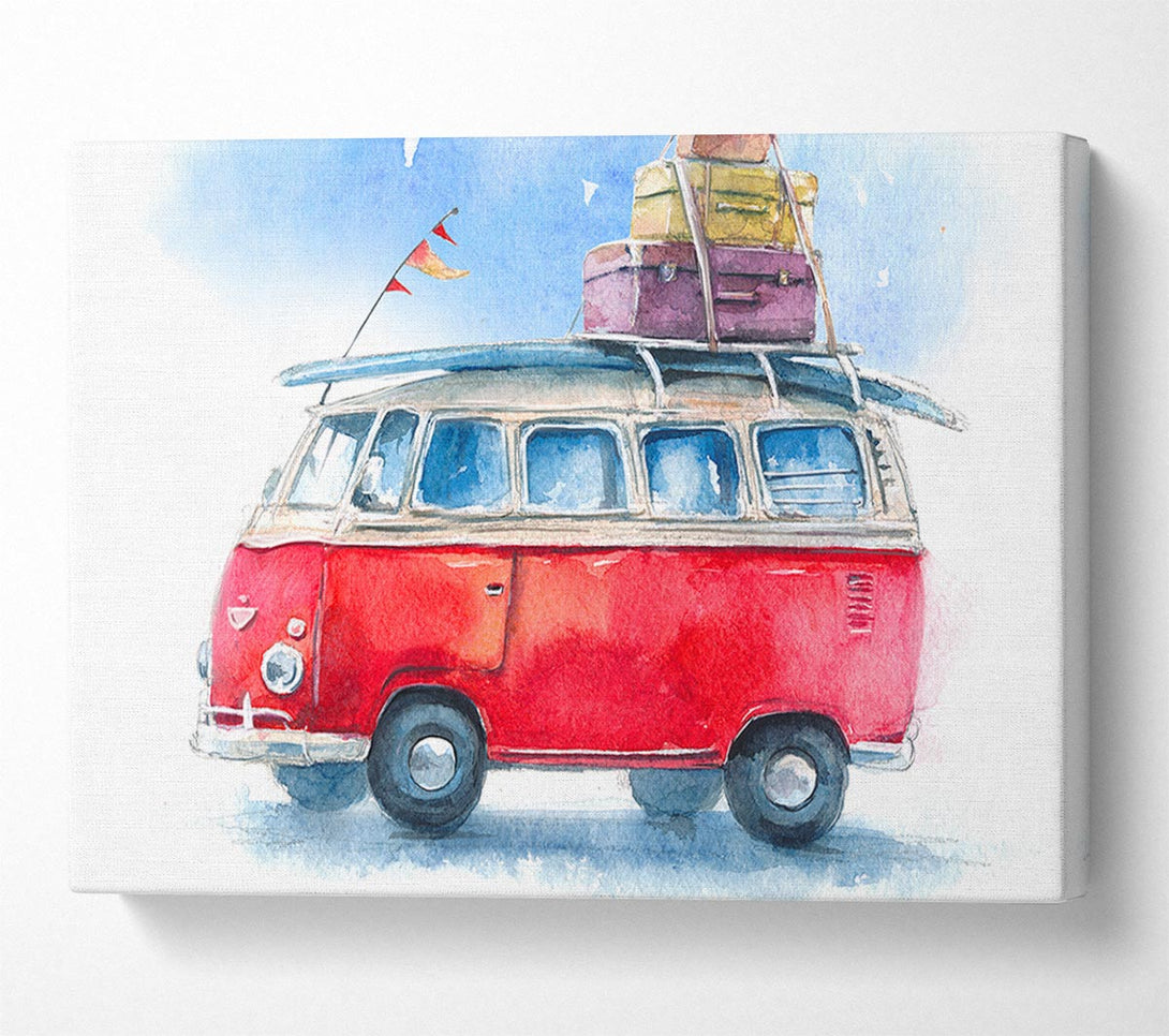 Picture of Delightful Camper Canvas Print Wall Art