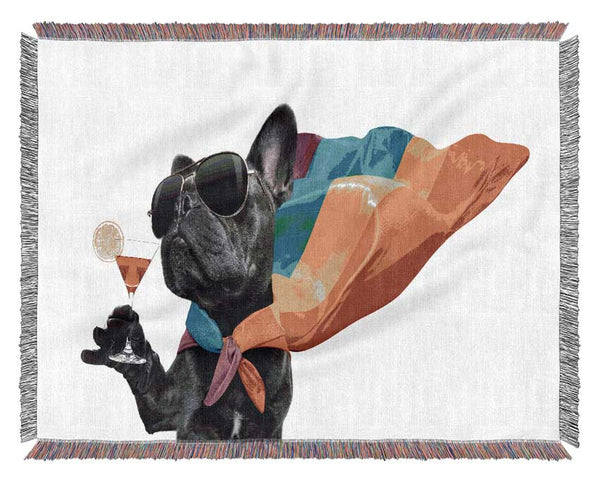French Bulldog Pride Woven Blanket