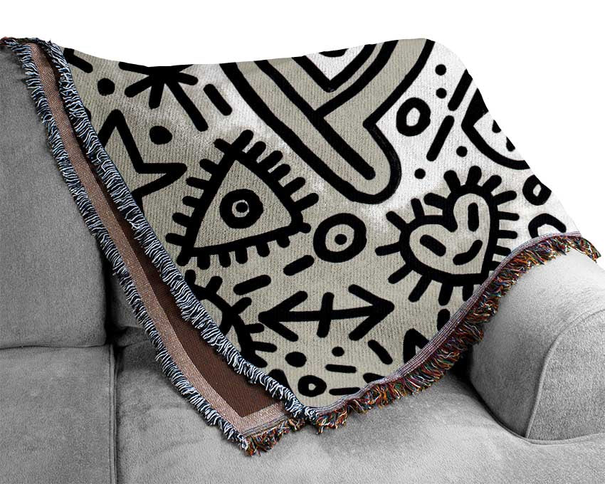 Pop Music Woven Blanket