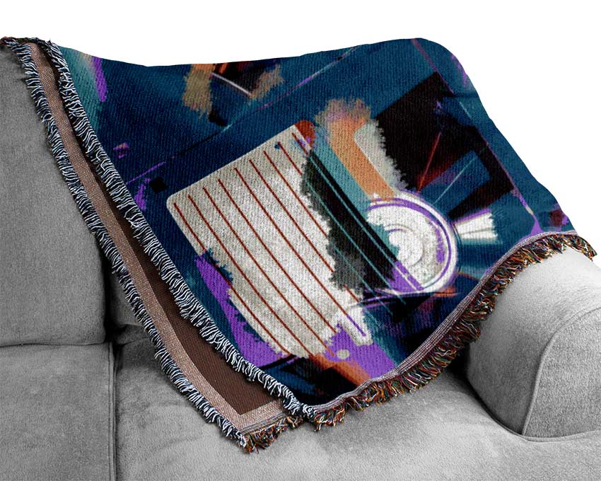 Old Greek Face Woven Blanket