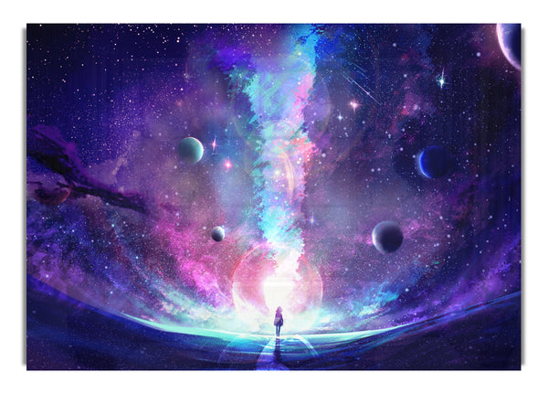 Ins Universum starren