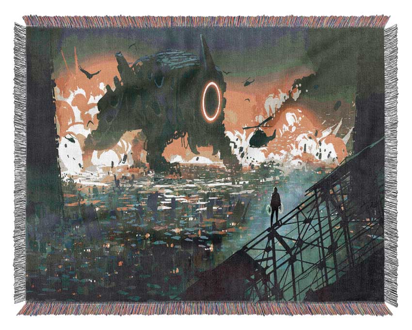 The Sound Monster Woven Blanket