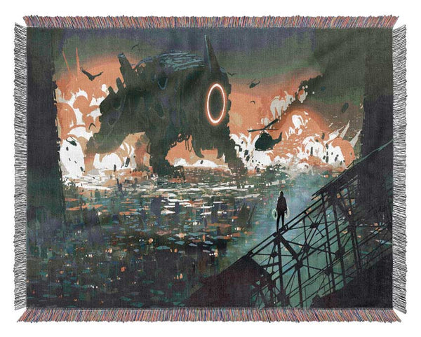 The Sound Monster Woven Blanket