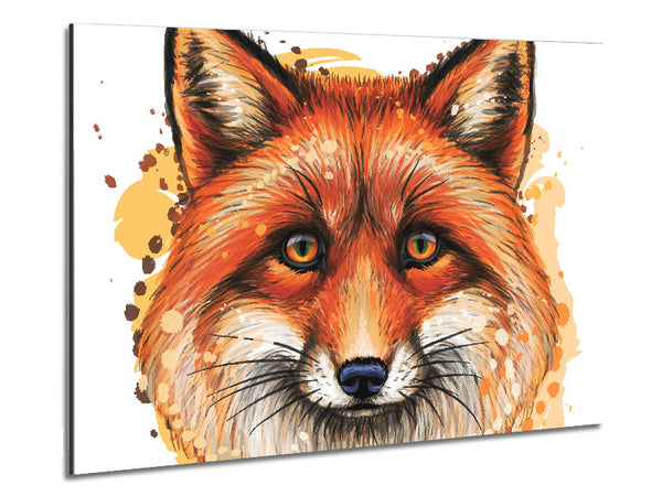 The Ginger Fox Metal Print