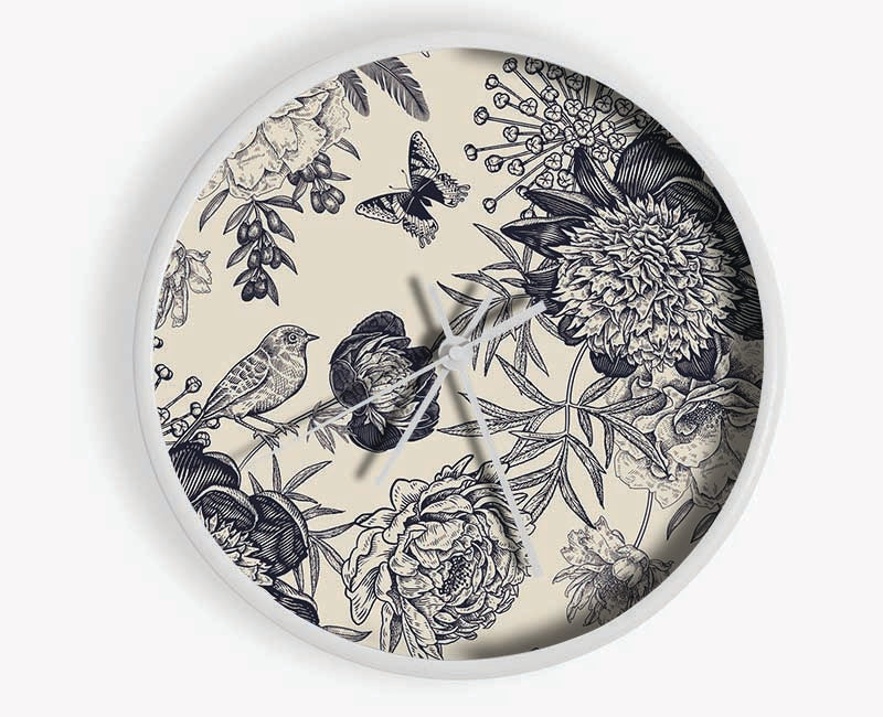 The Bird Wildlife Clock - Wallart-Direct UK