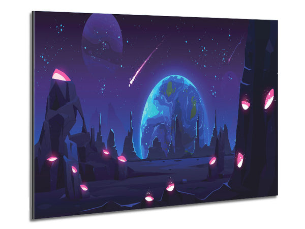 Comets Of The Universe Metal Print