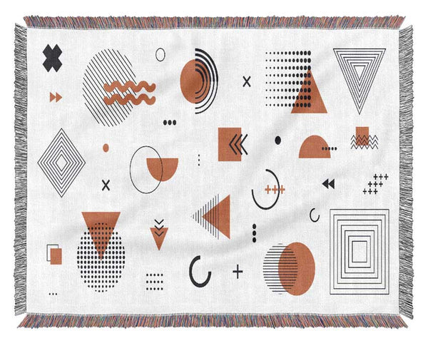 Shapes Of The Future Woven Blanket