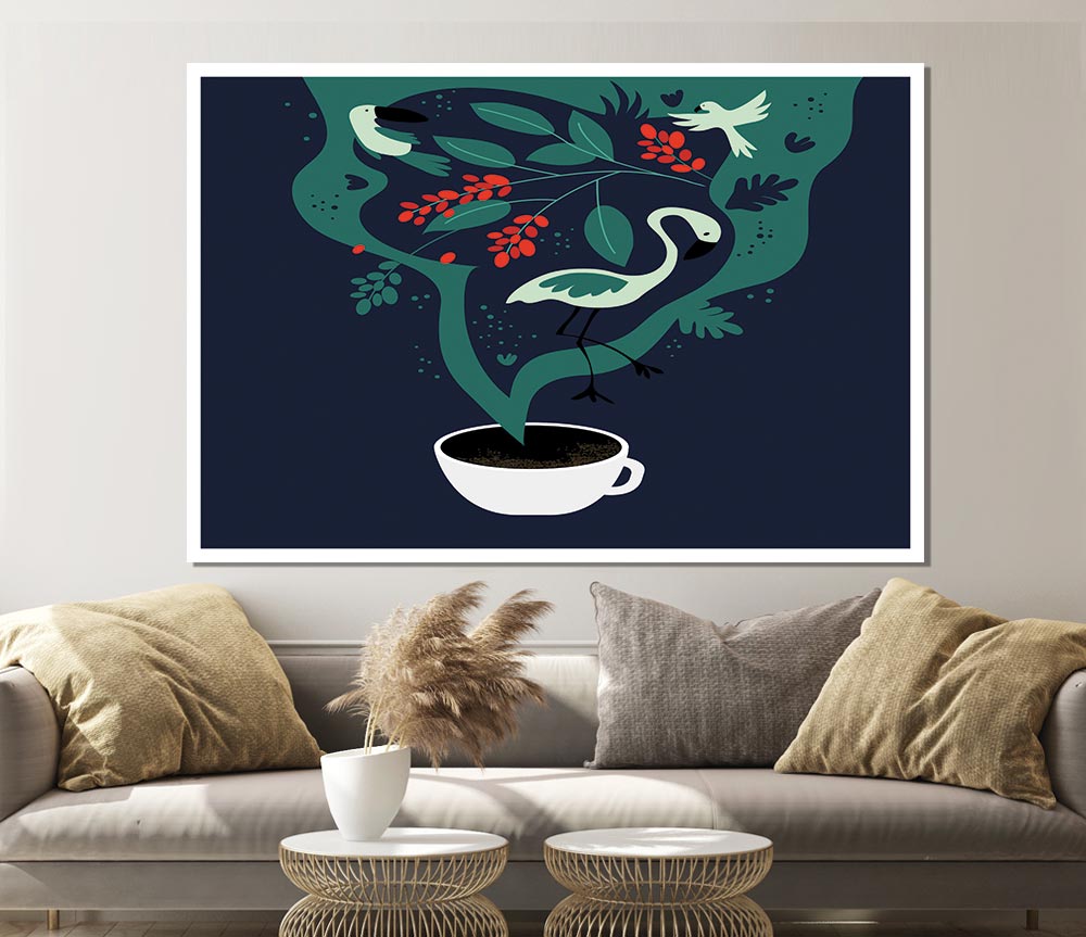 What A Lovely Coffee Print Poster Wall Art