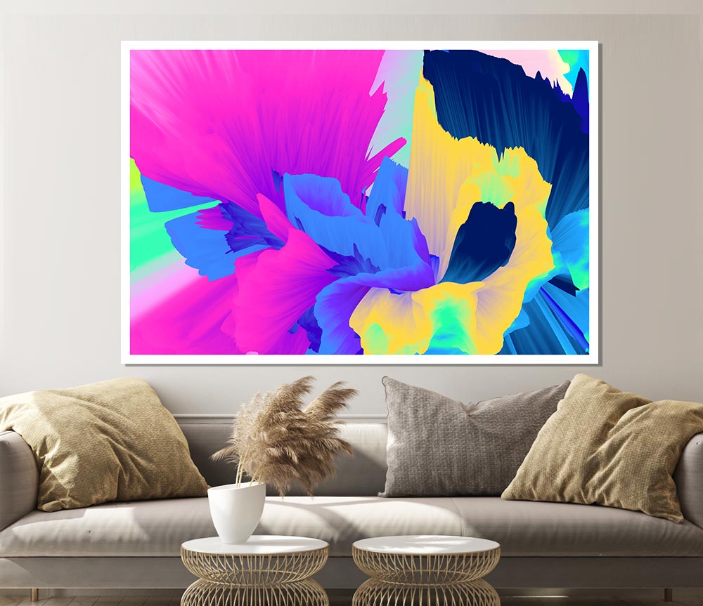 The Colour Washout Print Poster Wall Art