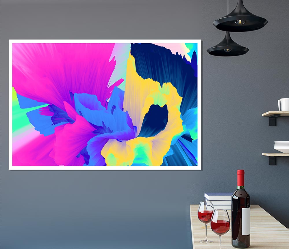 The Colour Washout Print Poster Wall Art