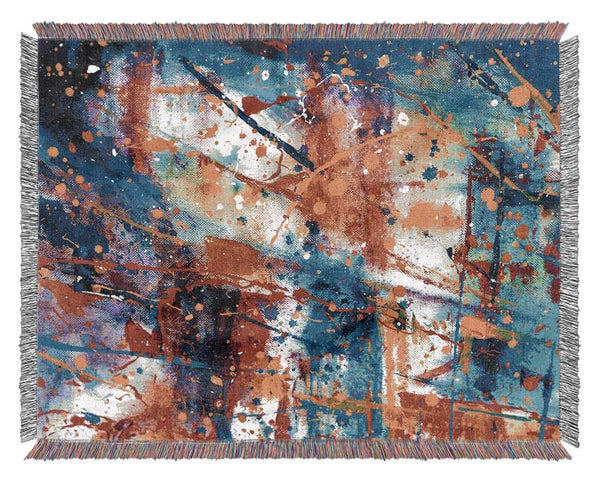 The Splatter Of The Bridge Woven Blanket