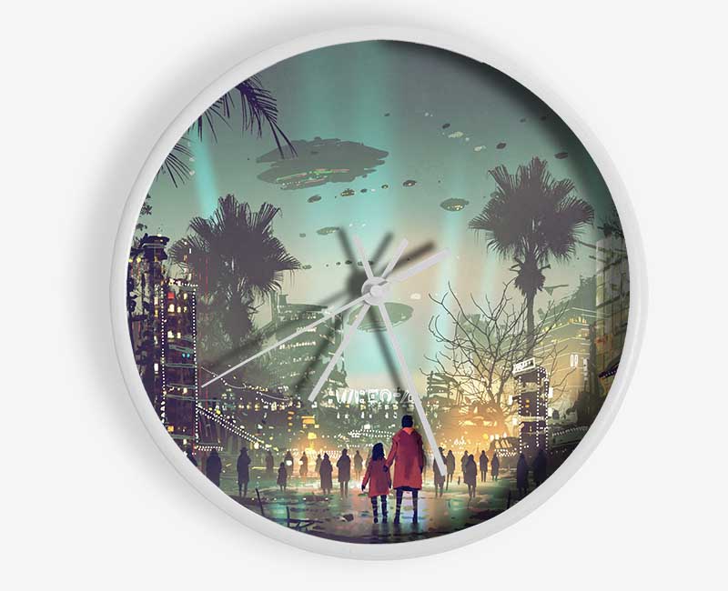 They Are Here To Invade Clock - Wallart-Direct UK