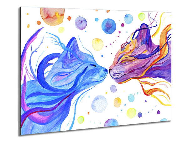 The Cat Universe Metal Print