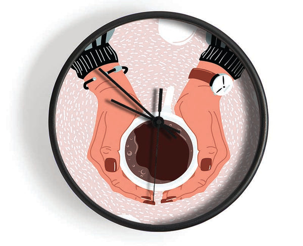 Time For Coffee Clock - Wallart-Direct UK