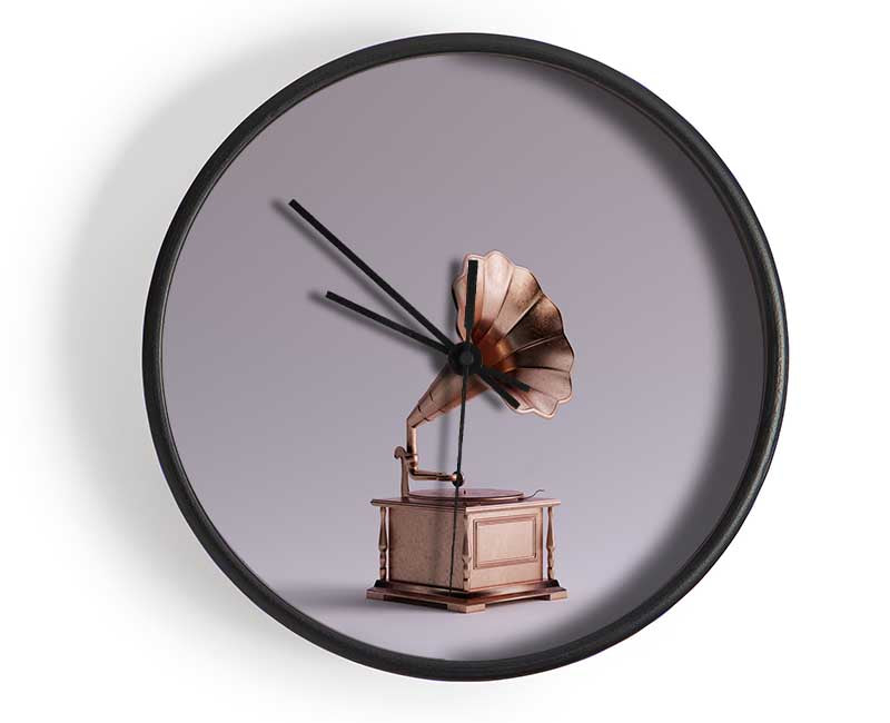 Gramophone Simplicity Clock - Wallart-Direct UK