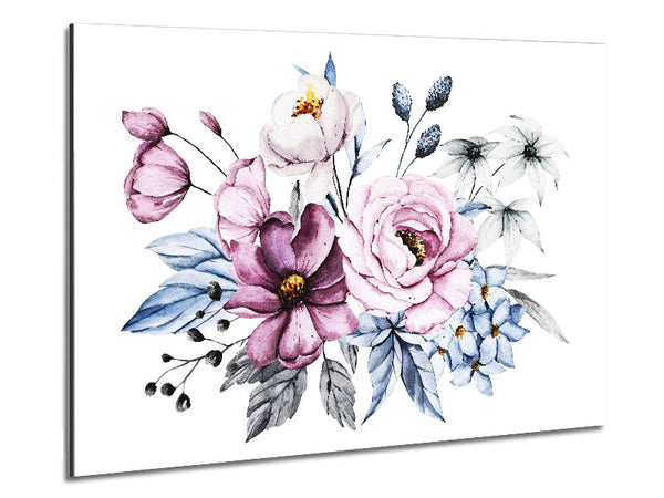 Flowers Together Metal Print