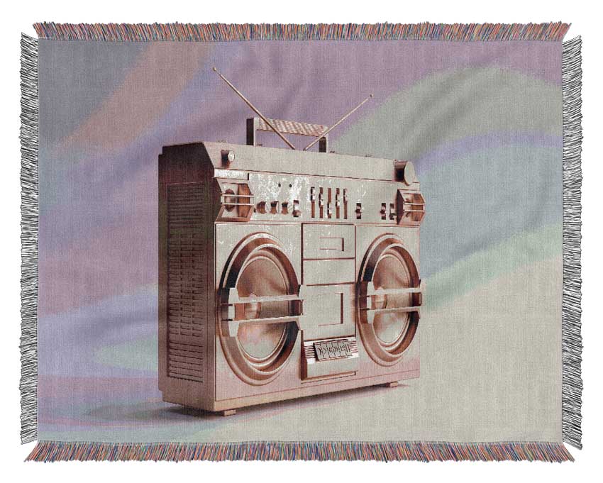 Boombox Simple Woven Blanket