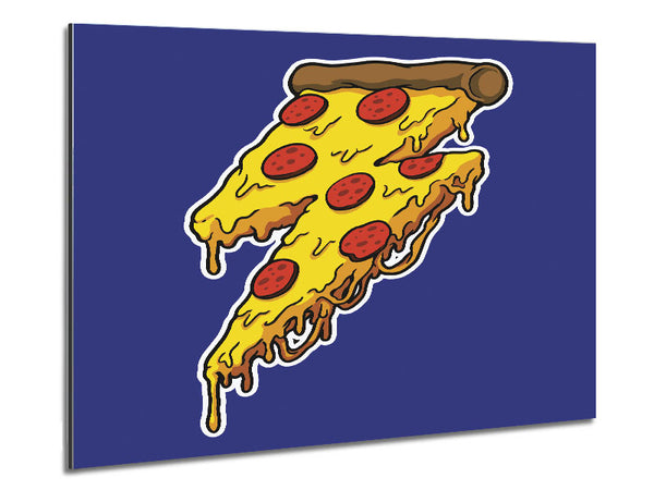 Pizza Life Metal Print