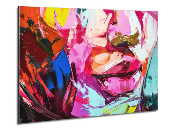 Die Lippen der Farbe