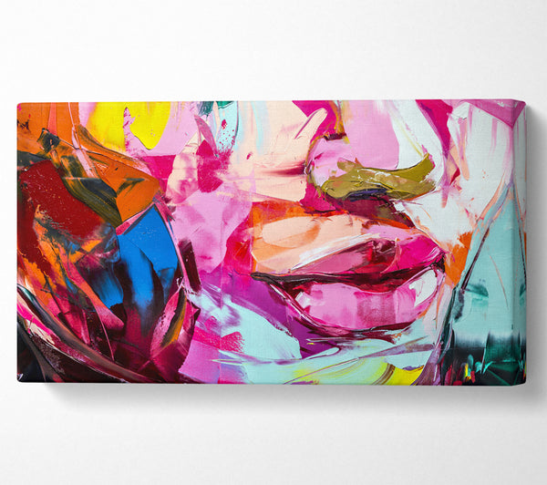 Die Lippen der Farbe