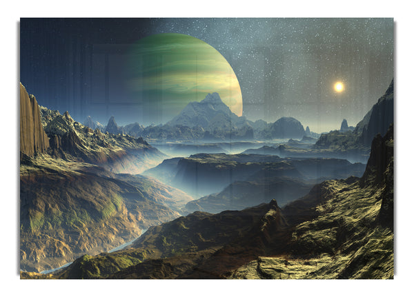 Der Planet erhebt sich