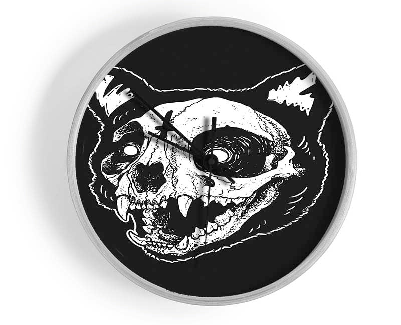 The Inverted Cross Cat Clock - Wallart-Direct UK
