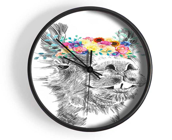 The Pretty Camel Clock - Wallart-Direct UK