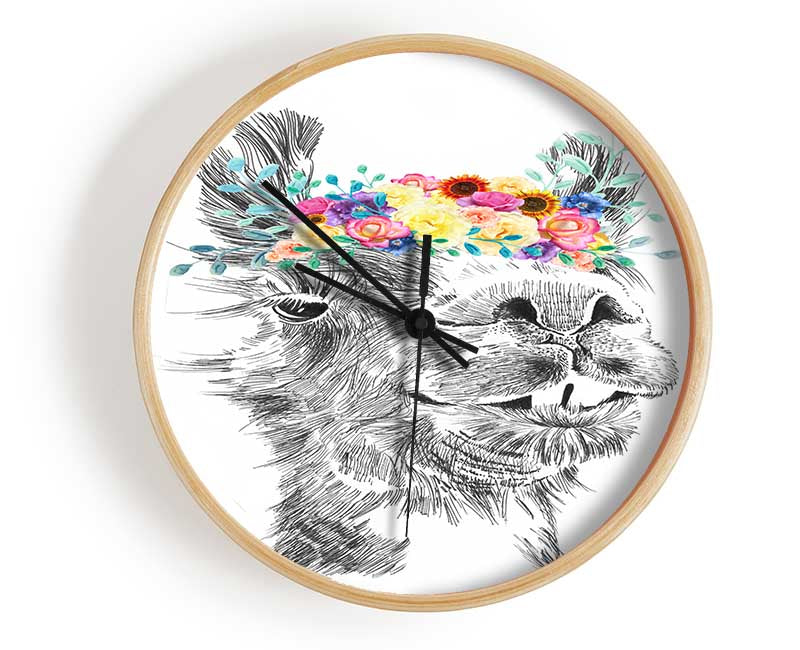 The Pretty Camel Clock - Wallart-Direct UK