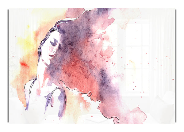 Watercolour Woman Flow