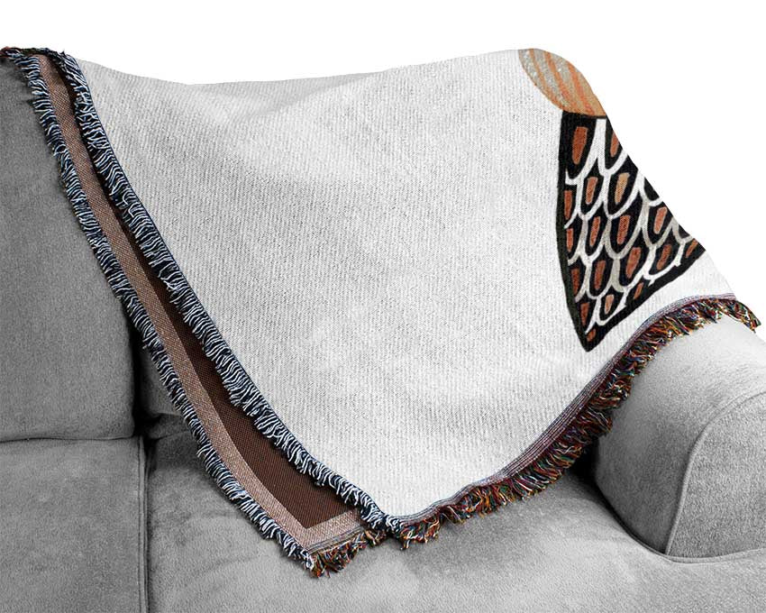 Ready For Winter Bird Woven Blanket