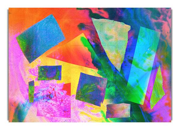 Neon Shapes In Paint
