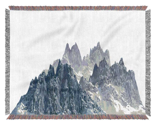 The Shards Of Mountain Woven Blanket