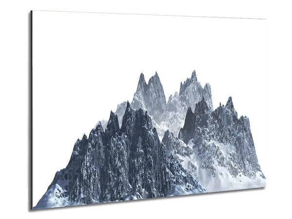 The Shards Of Mountain Metal Print