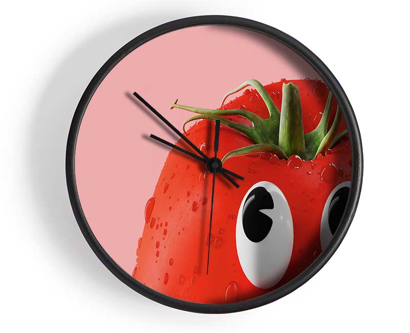 Tomato Stare Clock - Wallart-Direct UK