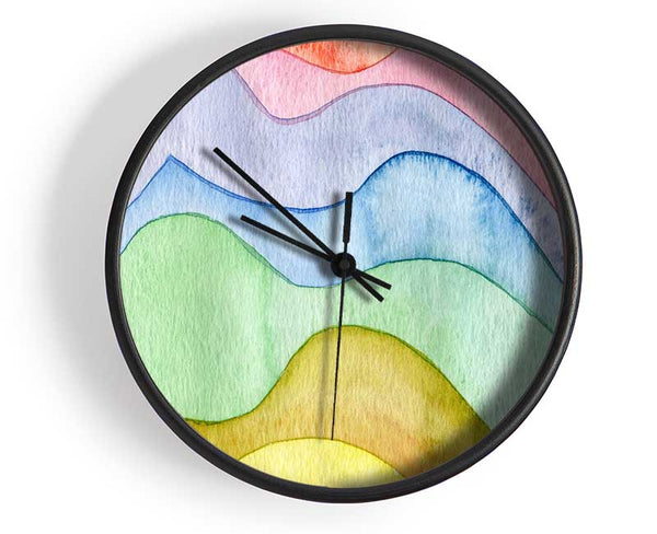 Flow Of The Colour Water Clock - Wallart-Direct UK