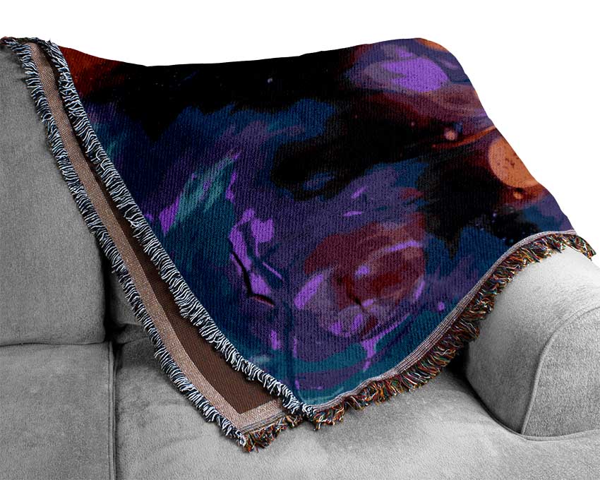 Lava And Cool Flow Woven Blanket