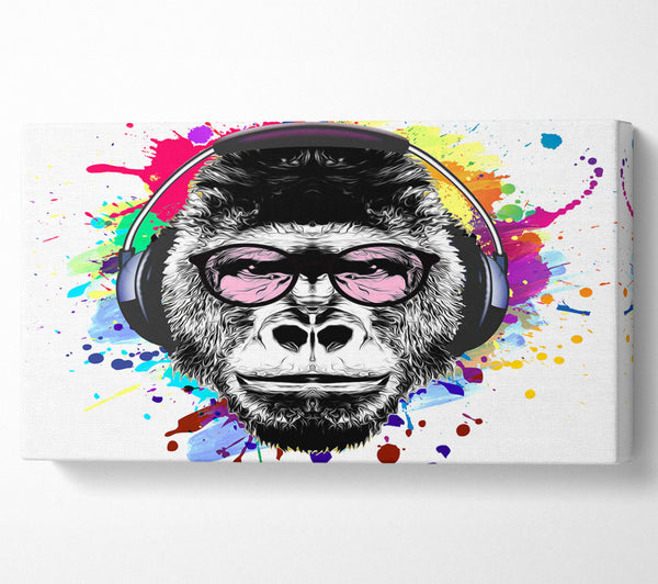 Gorilla Brille Farbspritzer