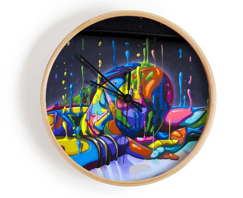 The Paint Slumber Clock - Wallart-Direct UK
