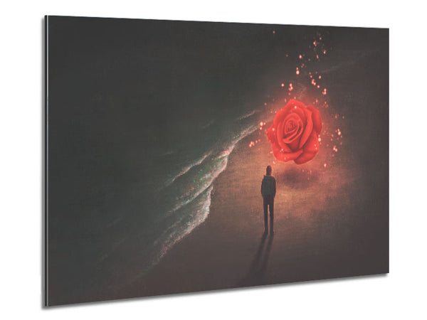 Die Rose am Strand