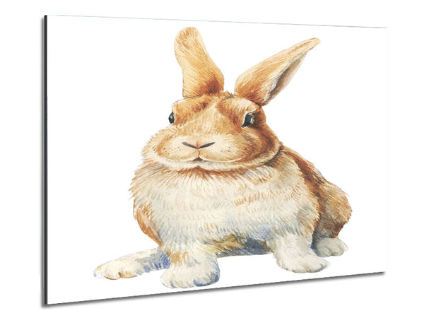 The Cute Little Rabbit Metal Print