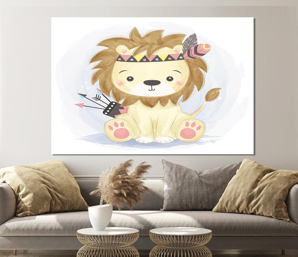 The Little Lion Archer Print Poster Wall Art