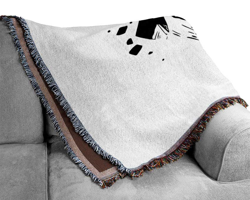 The Diamond Planet Void Woven Blanket