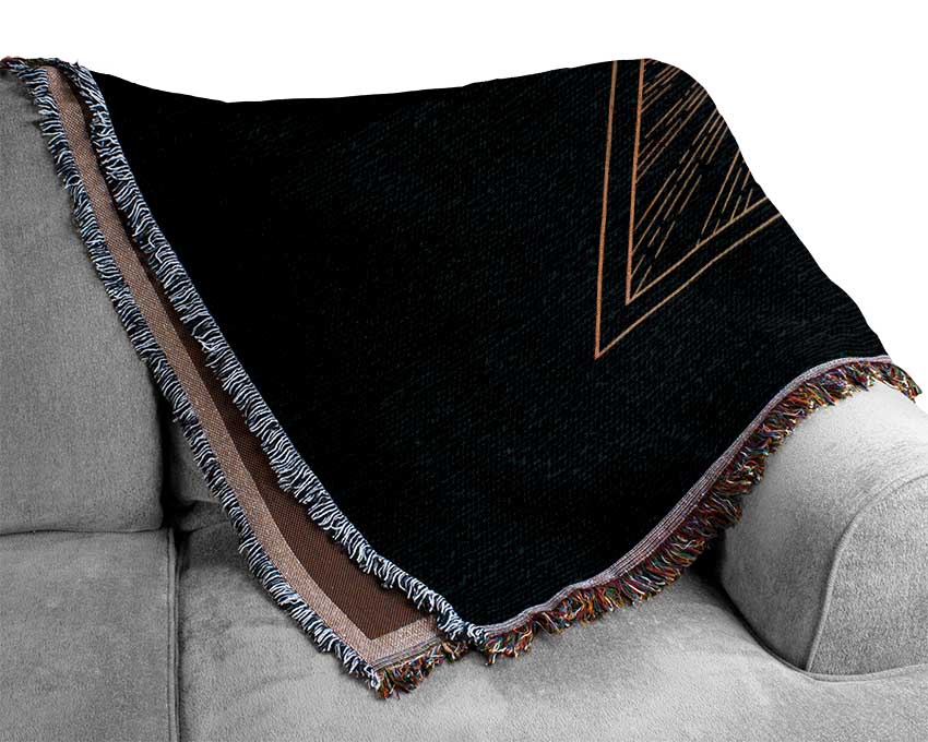 The All Seeing Eye Triangle Woven Blanket