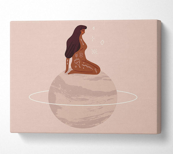 Picture of The Woman Planet Canvas Print Wall Art