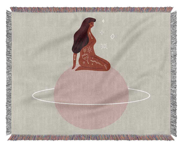 The Woman Planet Woven Blanket