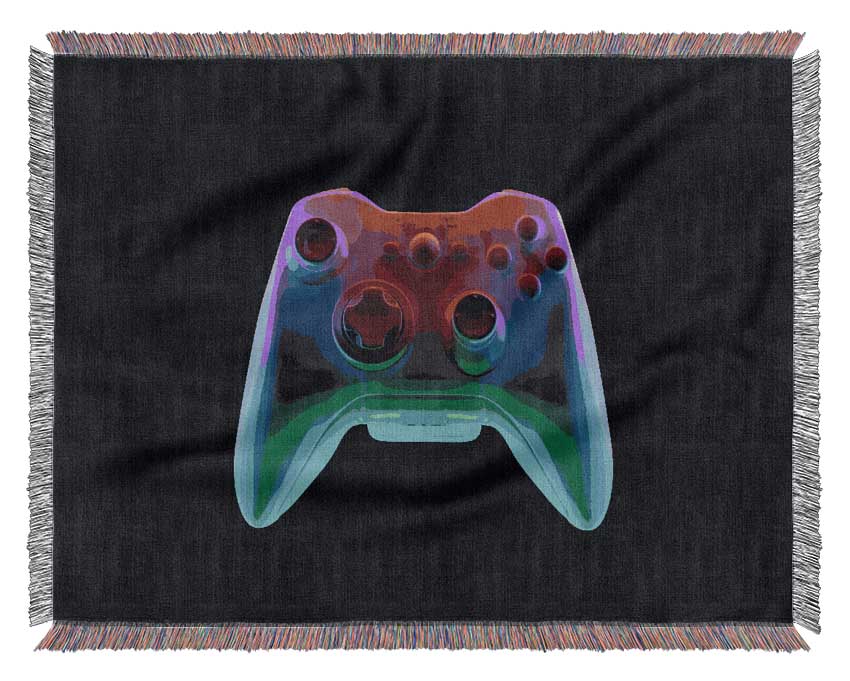 The Neon Controller Woven Blanket