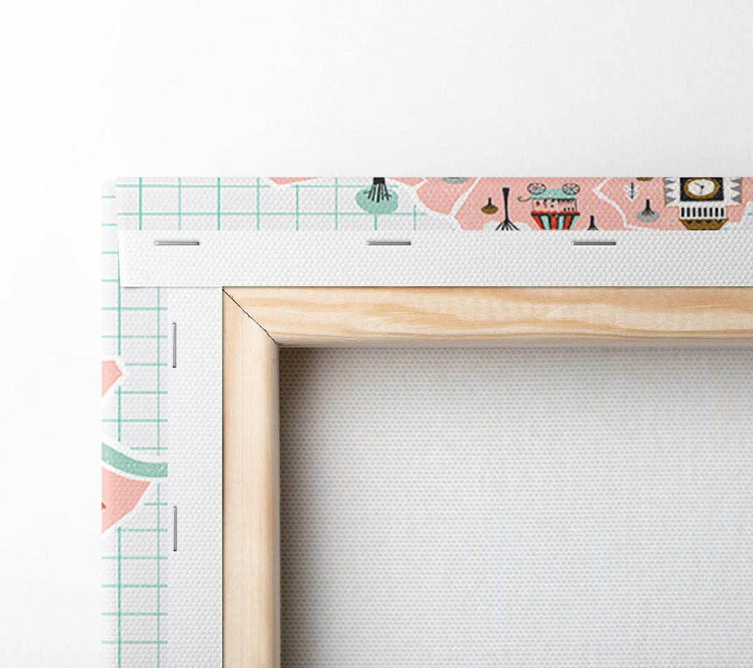  A Canvas Print of The Little Map Of London 2 Canvas Art