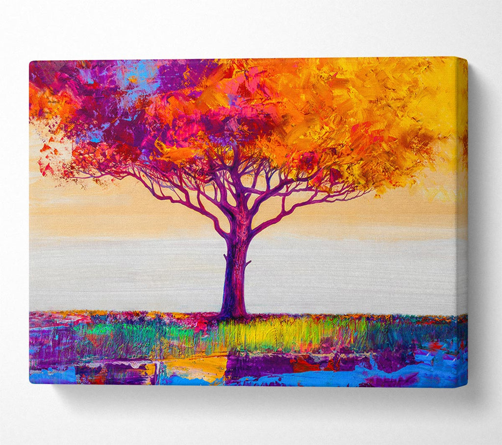 Picture of The Orange Tree Paradise Canvas Print Wall Art
